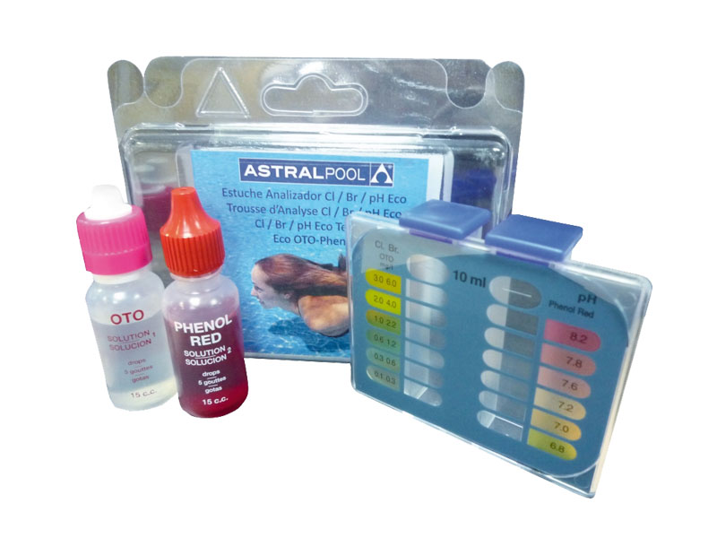 ASTRAL POOL ECO comparison product (in Blister) Chlorine/Bromine and pH