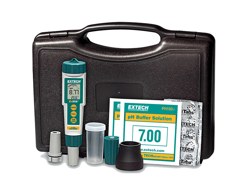 EXTECH ExStik® 3-in-1 Chlorine, pH, Temperature Kit รุ่น EX800